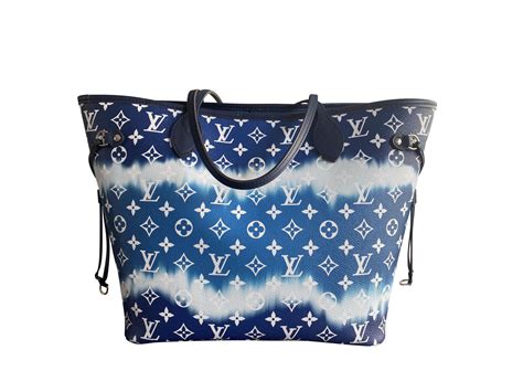 louis vuitton blaue tasche|louis vuitton tasche neverfull.